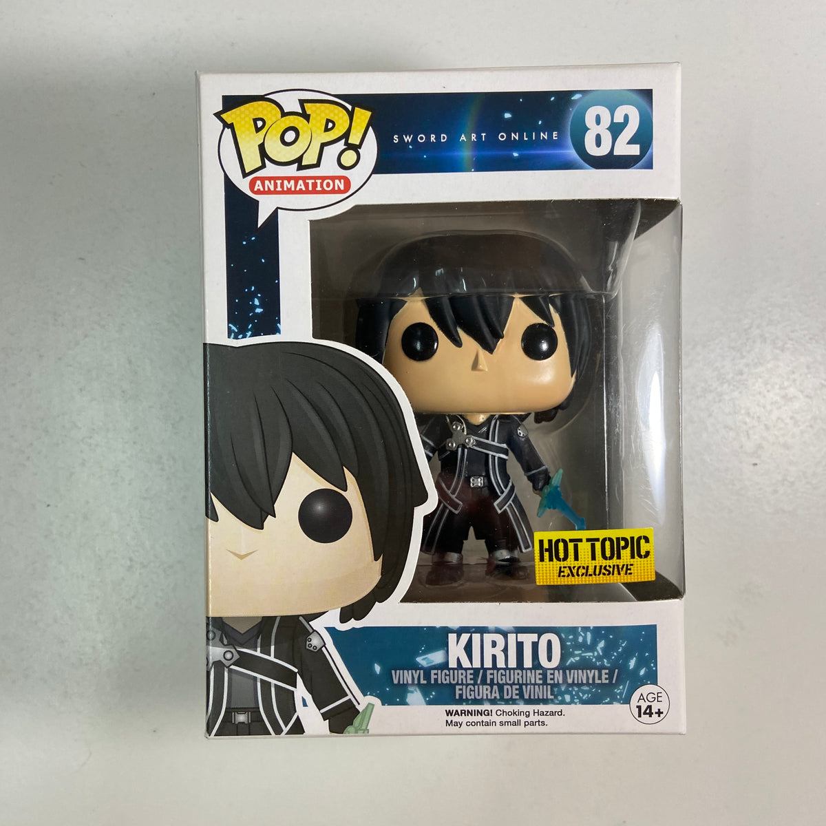 Sword Art Online Funko Pop Kirito 82 Hot Topic cheapest Exclusive