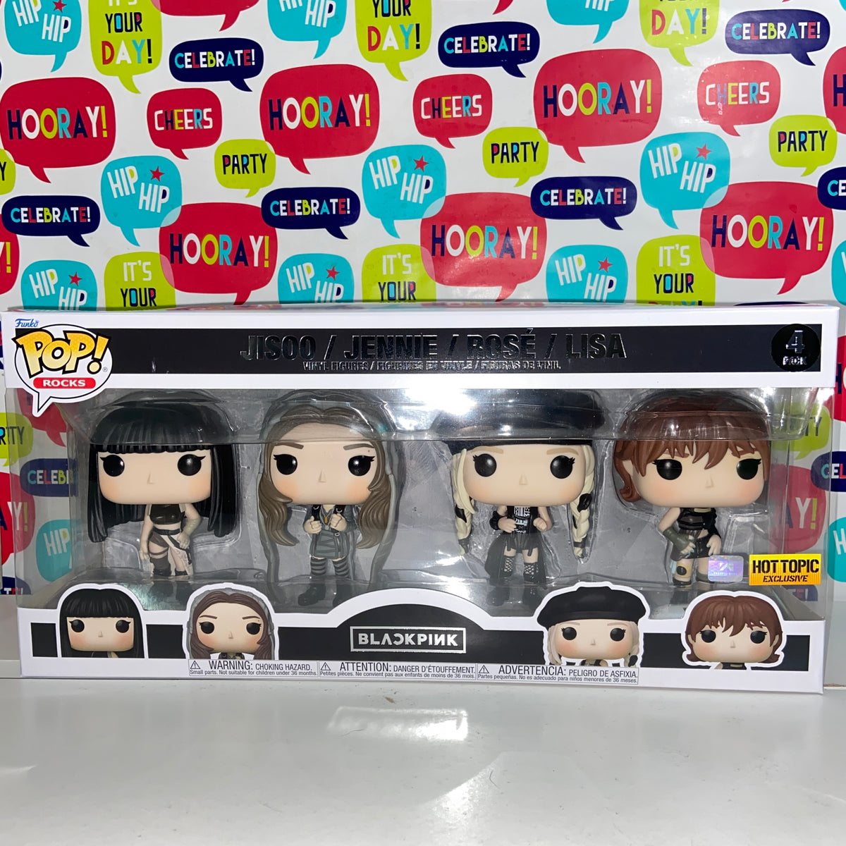 BlackPink (Born Pink World Tour) - Rocks Funko Pop 4 Pack Hot