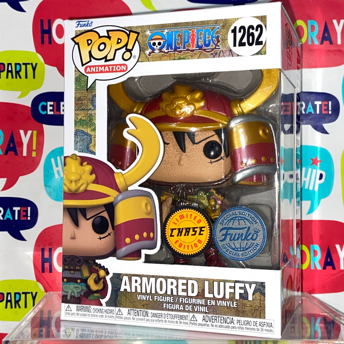 Funko Pop! Armored Luffy Chase Metallic discount Vinyl Figure #1262 - One Piece Anime