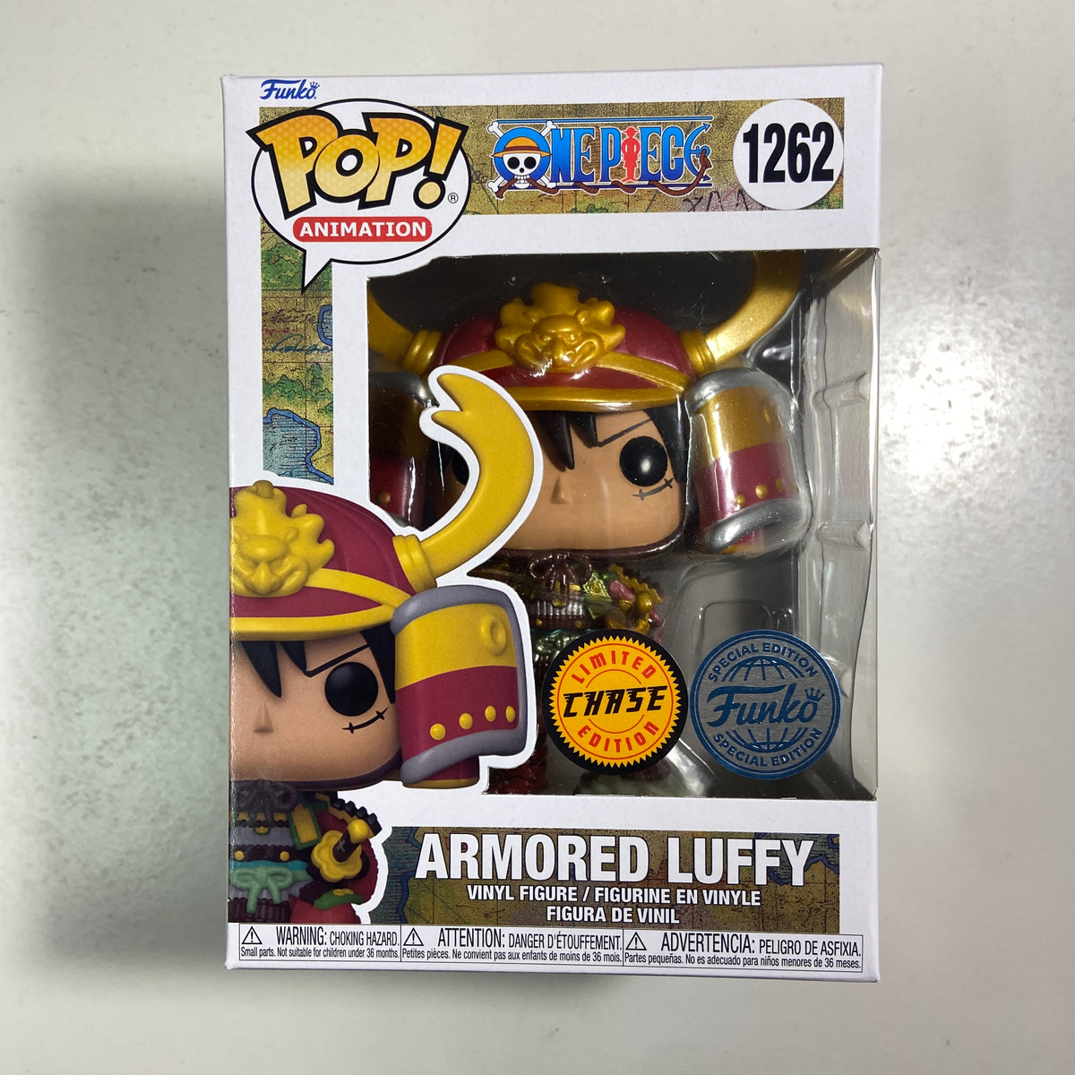 Funko Pop Armored Luffy Chase And factory Common Set One piece Funko Shop Exclusive