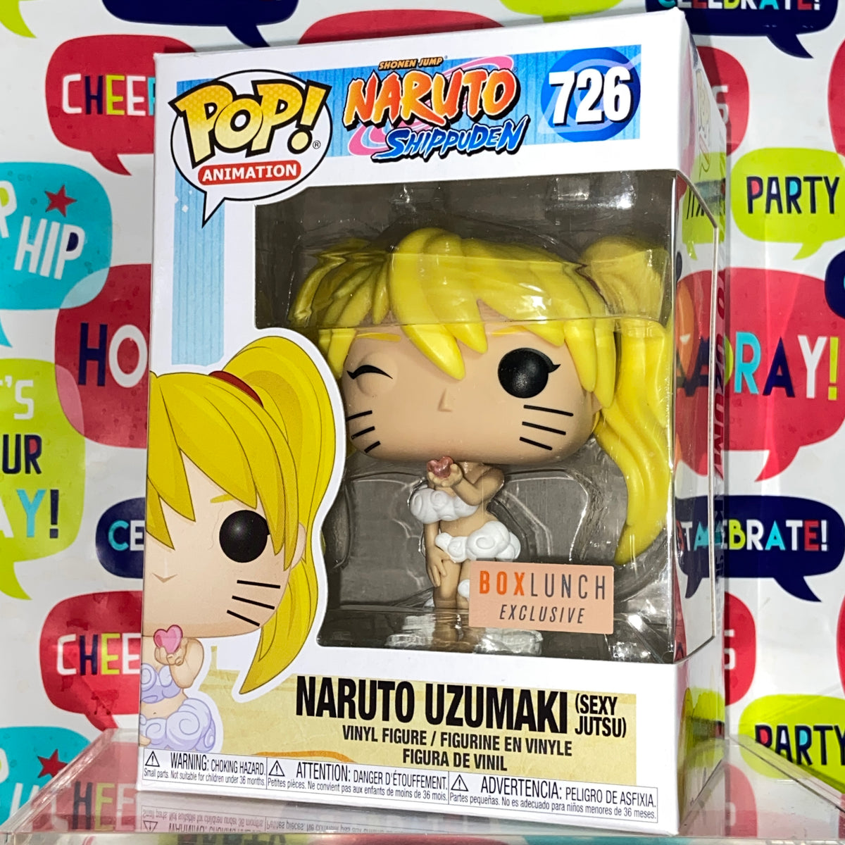 Naruto Naruto Sexy Jutsu Funko Pop 726 Boxlunch Exclusive Vancity Pops