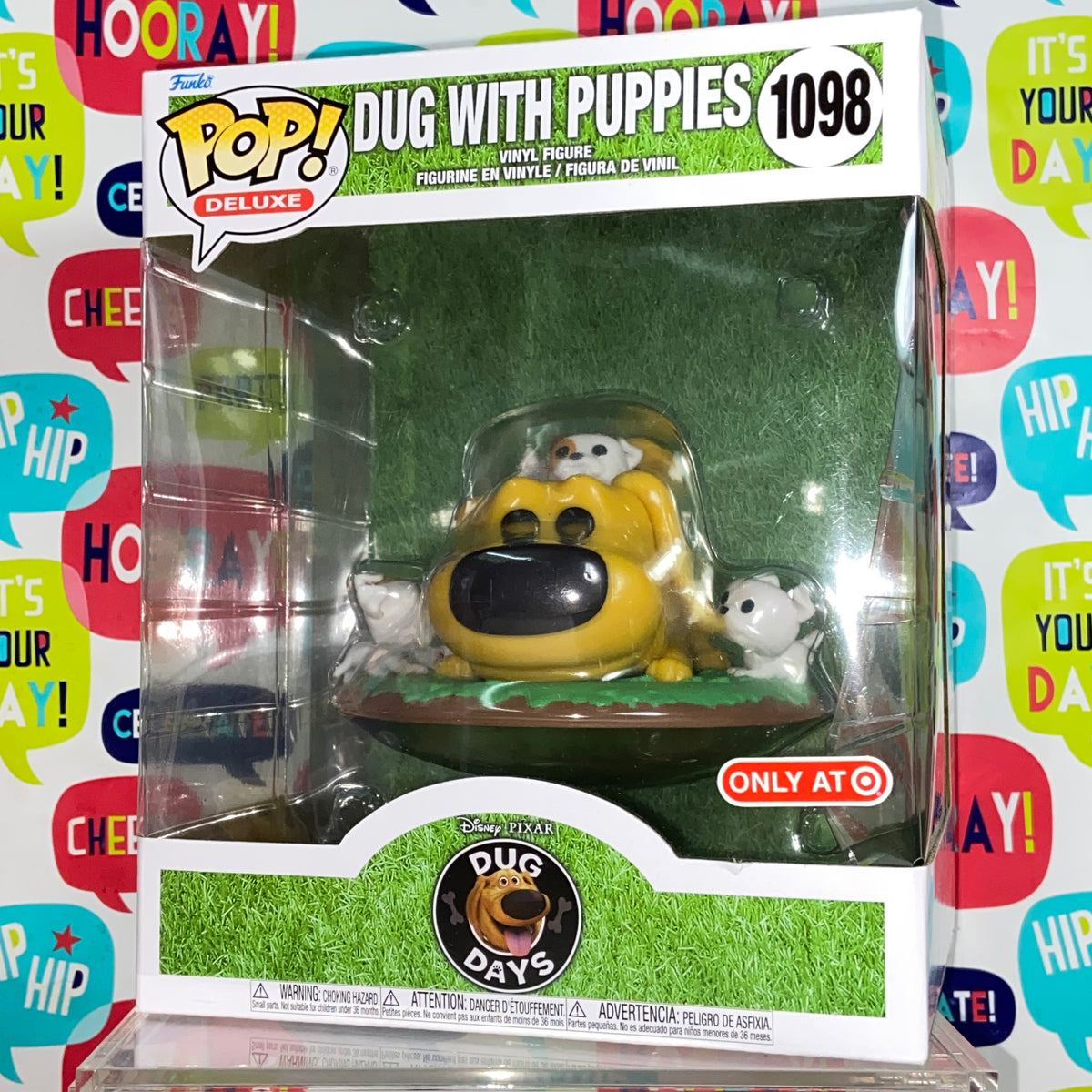 Dug Days Dug with Puppies Disney Funko Pop 1098 Target Exclusive