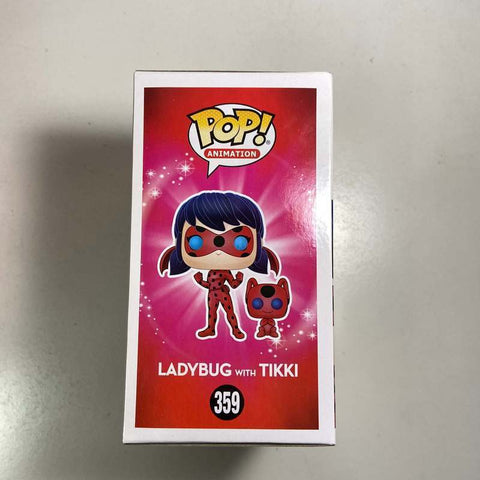 Ladybug with Tikki Funko Pop 359 Vinyl Figure (15.9 × 11.4 × 8.9)