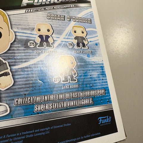 Fast and The Furious - Brian O’Connor Funko Pop 276