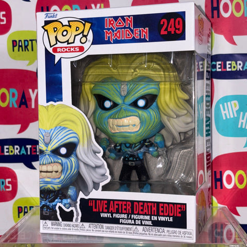 LIVE AFTER DEATH Eddie - IRON MAIDEN Funko Pop Rocks 249 Vinyl Figure