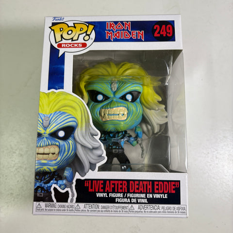 LIVE AFTER DEATH Eddie - IRON MAIDEN Funko Pop Rocks 249 Vinyl Figure