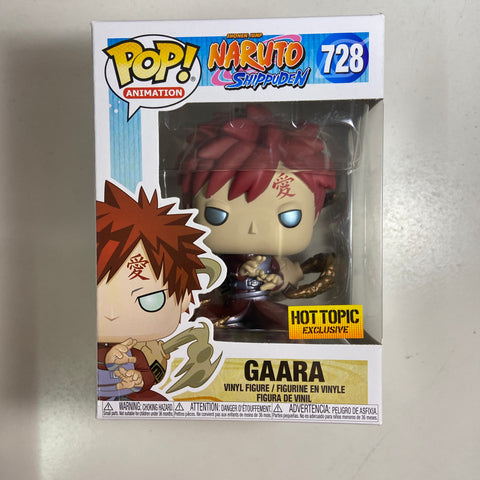 Naruto Shippuden - Gaara (Metallic) Funko Pop 728 Hot Topic Exclusive