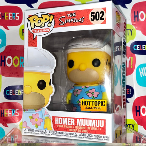 The Simpsons - Homer Muumuu Funko Pop 502 Hot Topic Exclusive