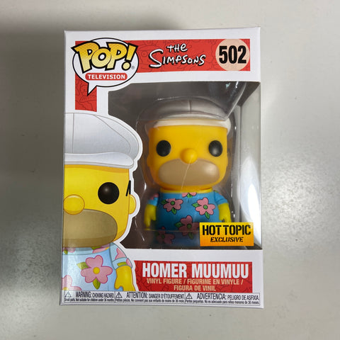 The Simpsons - Homer Muumuu Funko Pop 502 Hot Topic Exclusive