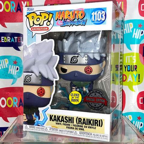 Naruto - Kakashi (Raikiri) Funko Pop 1103 Exclusive Glow in the Dark