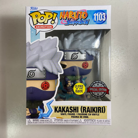 Naruto - Kakashi (Raikiri) Funko Pop 1103 Exclusive Glow in the Dark