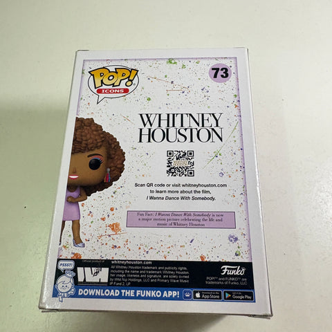 Whitney Houston - Funko Pop 73 Rocks Vinyl Figure (11.4 Cm L × 8.9 Cm W × 15.9 Cm H)