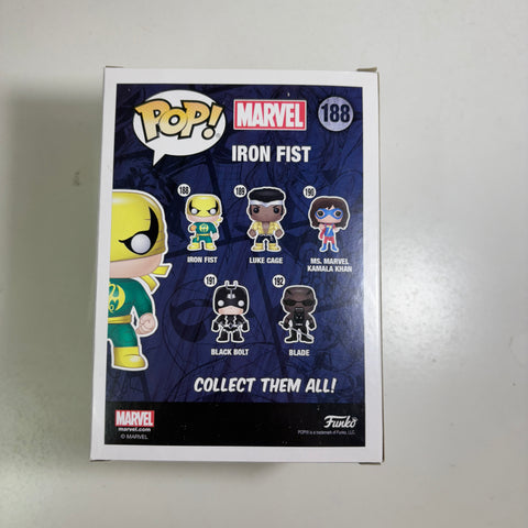 Iron Fist Marvel Funko Pop 188 PX Previews Exclusive