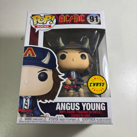 Angus Young (CHASE) - ACDC Funko Pop Rocks 91 Vinyl Figure