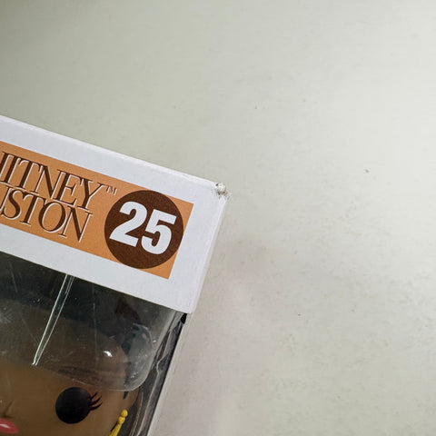 BOX FLAWS VIEW PHOTOS Whitney Houston - Funko Pop 25 Rocks Vinyl Figure (11.4 Cm L × 8.9 Cm W × 15.9 Cm H)