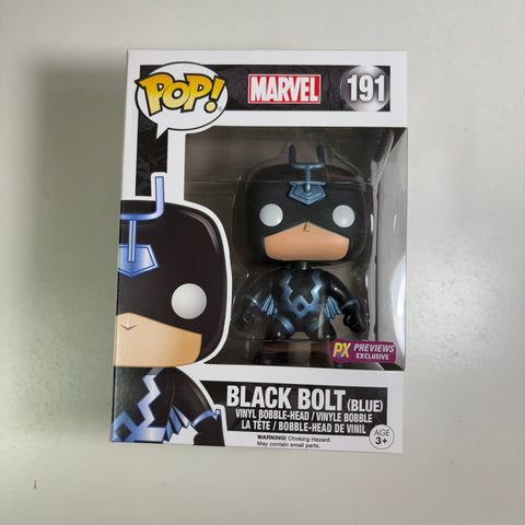 Black Bolt - Marvel Funko Pop 191 PX Preview Exclusive