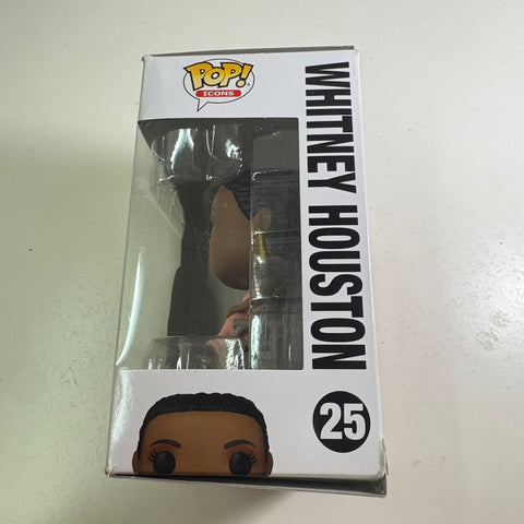 BOX FLAWS VIEW PHOTOS Whitney Houston - Funko Pop 25 Rocks Vinyl Figure (11.4 Cm L × 8.9 Cm W × 15.9 Cm H)