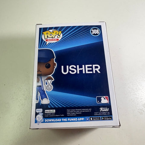 Usher - Funko Pop 308 Rocks Vinyl Figure (11.4 Cm L × 8.9 Cm W × 15.9 Cm H)