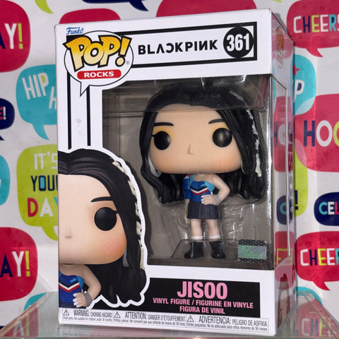 BOX FLAWS VIEW PHOTOS Jisoo - Blackpink Funko Pop 361 Rocks Vinyl Figure (11.4 Cm L × 8.9 Cm W × 15.9 Cm H)