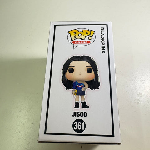 BOX FLAWS VIEW PHOTOS Jisoo - Blackpink Funko Pop 361 Rocks Vinyl Figure (11.4 Cm L × 8.9 Cm W × 15.9 Cm H)