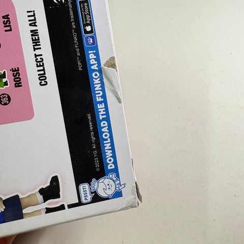 BOX FLAWS VIEW PHOTOS Jisoo - Blackpink Funko Pop 361 Rocks Vinyl Figure (11.4 Cm L × 8.9 Cm W × 15.9 Cm H)