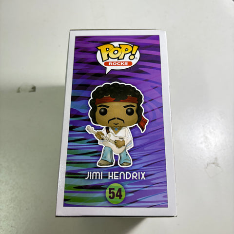 BOX FLAWs VIEW PHOTOS Jimi Hendrix Funko Pop Rocks 54 Vinyl Figure