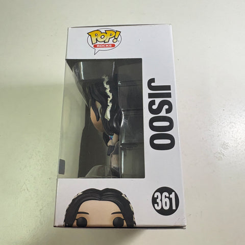 BOX FLAWS VIEW PHOTOS Jisoo - Blackpink Funko Pop 361 Rocks Vinyl Figure (11.4 Cm L × 8.9 Cm W × 15.9 Cm H)