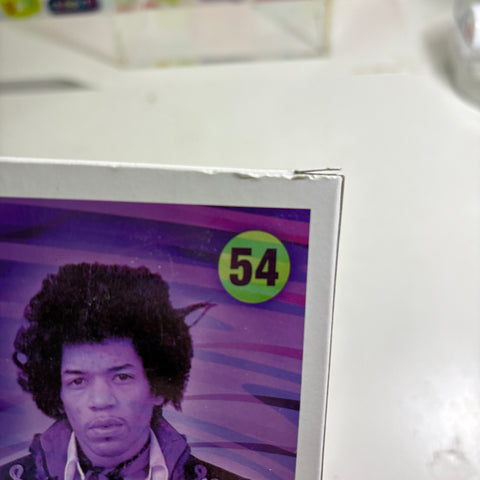 BOX FLAWs VIEW PHOTOS Jimi Hendrix Funko Pop Rocks 54 Vinyl Figure