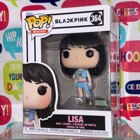 BOX FLAWS VIEW PHOTOS Lisa - Blackpink Funko Pop 364 Rocks Vinyl Figure (11.4 Cm L × 8.9 Cm W × 15.9 Cm H)
