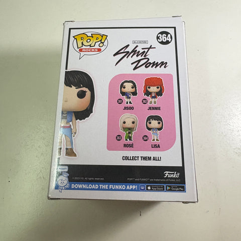 BOX FLAWS VIEW PHOTOS Lisa - Blackpink Funko Pop 364 Rocks Vinyl Figure (11.4 Cm L × 8.9 Cm W × 15.9 Cm H)