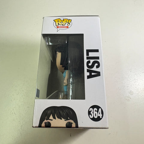 BOX FLAWS VIEW PHOTOS Lisa - Blackpink Funko Pop 364 Rocks Vinyl Figure (11.4 Cm L × 8.9 Cm W × 15.9 Cm H)