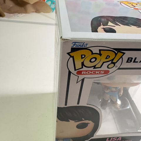 BOX FLAWS VIEW PHOTOS Lisa - Blackpink Funko Pop 364 Rocks Vinyl Figure (11.4 Cm L × 8.9 Cm W × 15.9 Cm H)