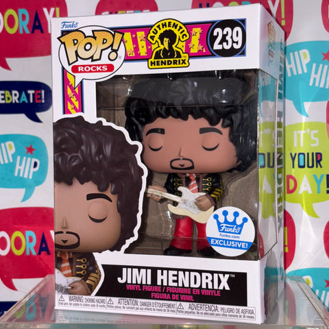 Jimi Hendrix Funko Pop Rocks 239 Vinyl Figure Funko Shop Exclusive