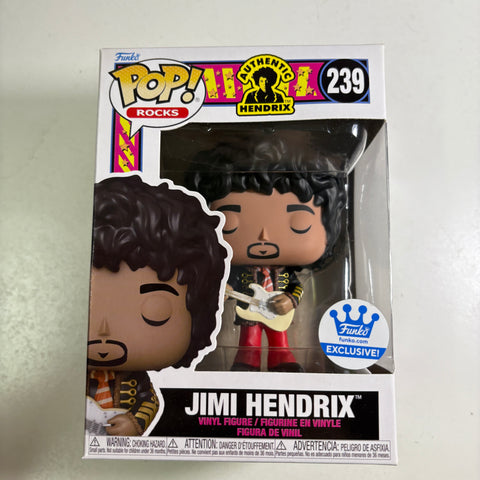Jimi Hendrix Funko Pop Rocks 239 Vinyl Figure Funko Shop Exclusive
