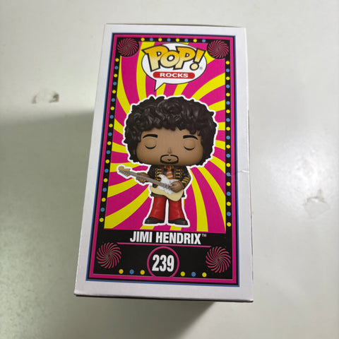 Jimi Hendrix Funko Pop Rocks 239 Vinyl Figure Funko Shop Exclusive