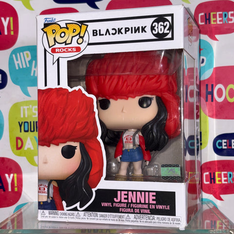 BOX FLAWS VIEW PHOTOS Jennie - Blackpink Funko Pop 362 Rocks Vinyl Figure (11.4 Cm L × 8.9 Cm W × 15.9 Cm H)