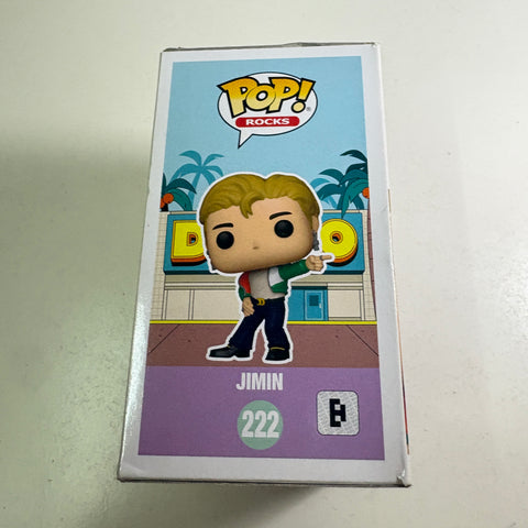 BOX FLAWS VIEW PHOTOS Jimin - BTS Funko Pop 222 Rocks Vinyl Figure (11.4 Cm L × 8.9 Cm W × 15.9 Cm H)