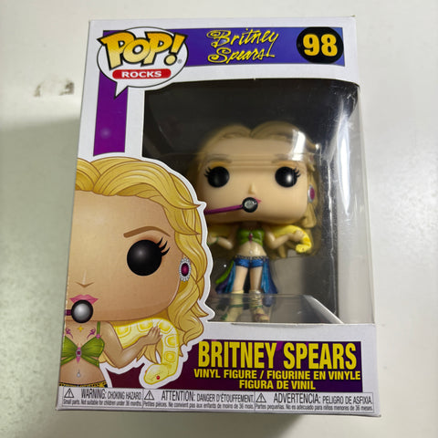 BOX FLAWS VIEW PHOTOS - BRITNEY SPEARS Funko Pop Rocks 98 Vinyl Figure
