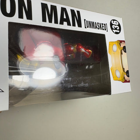 Iron Man (Unmasked) - Marvel Funko Pop 136 Hot Topic Exclusive
