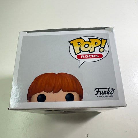 BOX FLAWS VIEW PHOTOS Jin - BTS Funko Pop 219 Rocks Vinyl Figure (11.4 Cm L × 8.9 Cm W × 15.9 Cm H)