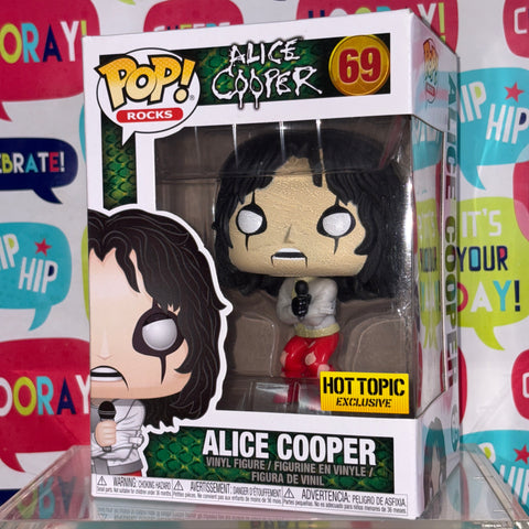 ALICE COOPER - Funko Pop Rocks 69 Vinyl Figure EXCLUSIVE