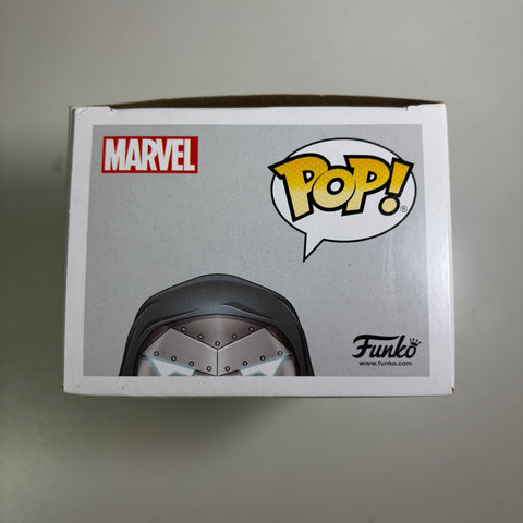 Infamous Iron Man WATER DAMAGE - Marvel Funko Pop 677 PX Previews GLOW ComicFest Exclusive