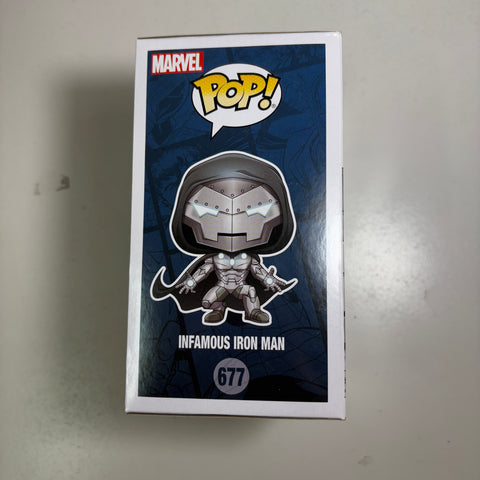 Infamous Iron Man - Marvel Funko Pop 677 PX Previews GLOW ComicFest Exclusive