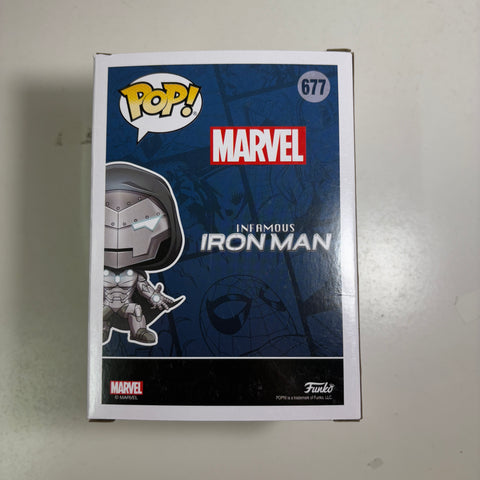 Infamous Iron Man - Marvel Funko Pop 677 PX Previews GLOW ComicFest Exclusive