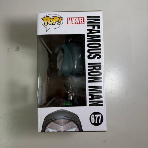 Infamous Iron Man - Marvel Funko Pop 677 PX Previews GLOW ComicFest Exclusive