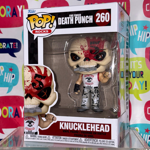 KNUCKLEHEAD - FIVE FINGER DEATH PUNCH Funko Pop Rocks 260 Vinyl Figure