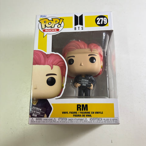RM - BTS Funko Pop 279 Rocks Vinyl Figure (11.4 Cm L × 8.9 Cm W × 15.9 Cm H)
