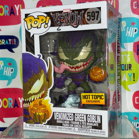 Venomized Green Goblin - Marvel Funko Pop 597 Hot Topic Exclusive