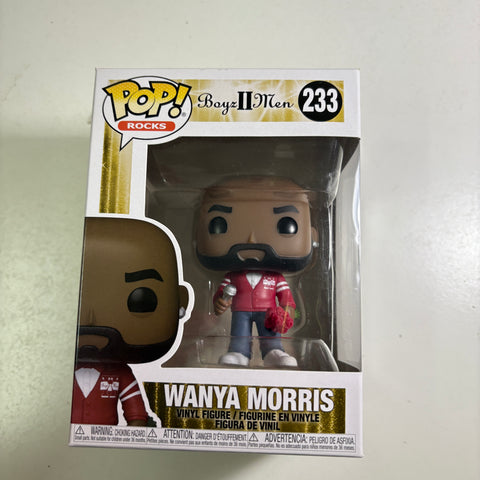 WANYA MORRIS - BOYZ 2 MEN Funko Pop Rocks 233 Vinyl Figure