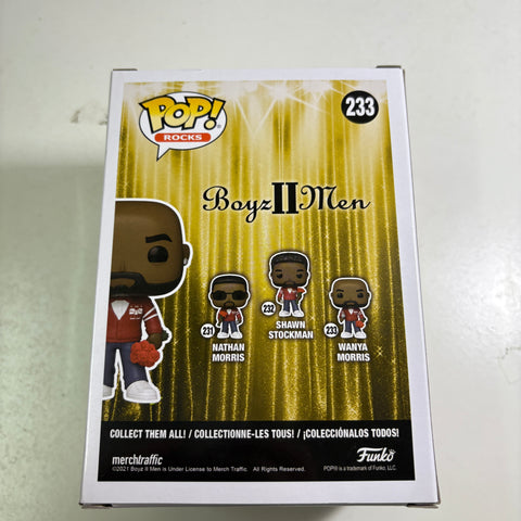 WANYA MORRIS - BOYZ 2 MEN Funko Pop Rocks 233 Vinyl Figure
